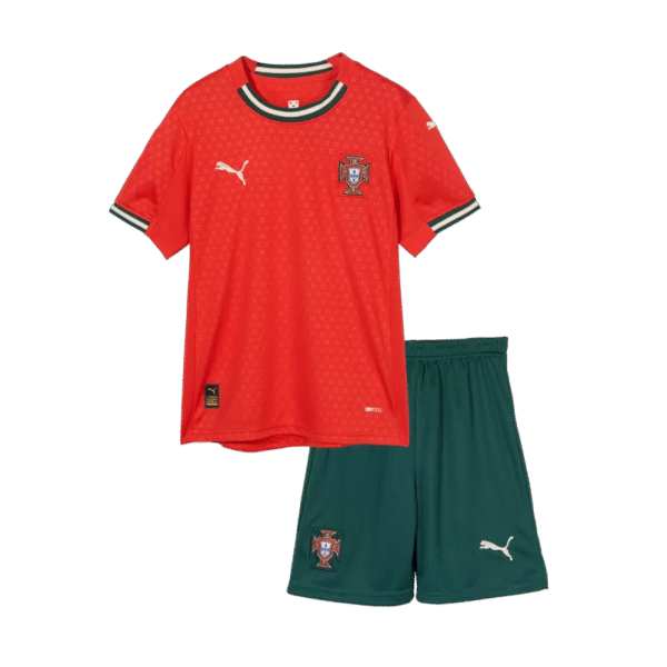 Portugal Home Shirts Kids Kit 2025 - Image 3