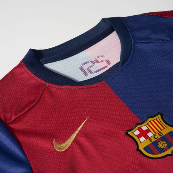 Kid's Barcelona Home  Soccer Jersey Kit(Jersey+Shorts) 2024/25 - COLDPLAY Top Soccer Jerseys Store