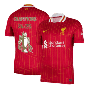 Liverpool FC Home Soccer Jersey 2024/25 | Premier League Champions Go Soccer World Shop