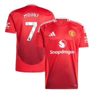 MOUNT #7 Manchester United Home  Soccer Jersey 2024/25 Top Soccer Jerseys Store