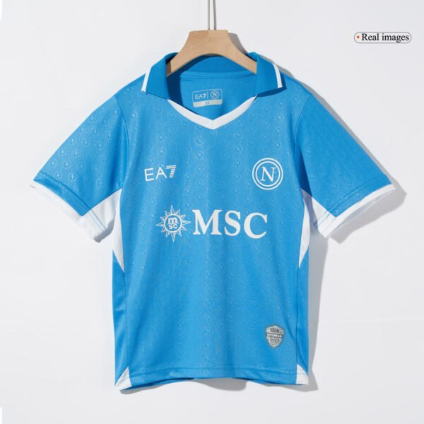 Kid's Napoli Home  Soccer Jersey Kit(Jersey+Shorts) 2024/25 Top Soccer Jerseys Store