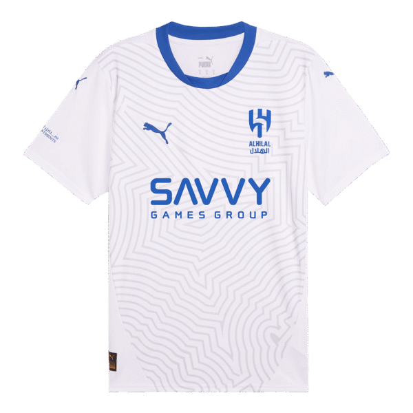 Al Hilal SFC Away  Soccer Jersey 2024/25 Top Soccer Jerseys Store