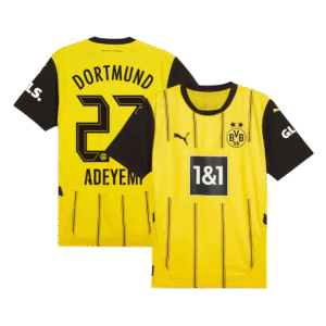 ADEYEMI #27 Borussia Dortmund Home  Soccer Jersey 2024/25 Top Soccer Jerseys Store