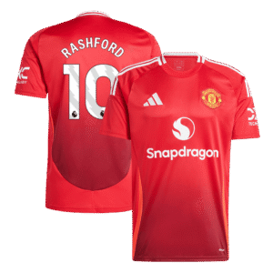 RASHFORD #10 Manchester United Home  Soccer Jersey 2024/25 Top Soccer Jerseys Store