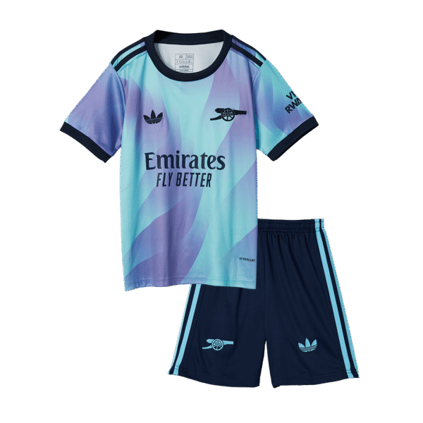 Kid's Arsenal Third Away  Soccer Jersey Kit(Jersey+Shorts) 2024/25 Top Soccer Jerseys Store