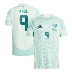 Men's Mexico RAUL #9 Away Soccer Jersey Copa América 2024 Top Soccer Jerseys Store