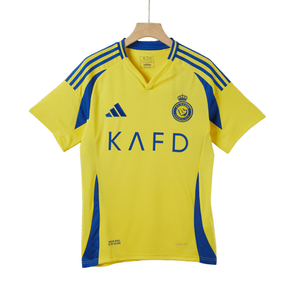 Al Nassr Home  Soccer Jersey Kit(Jersey+Shorts+Socks) 2024/25 Top Soccer Jerseys Store