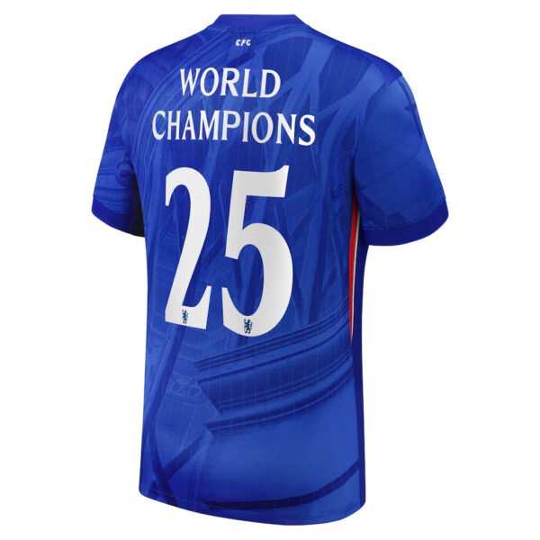 Chelsea Cup Home Shirt2025-26 with World Champions 25 printing - Image 3