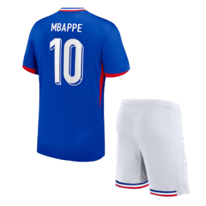 Kid's France MBAPPE #10 Home Shirts Kit(Shirt+Shorts) Euro 2024