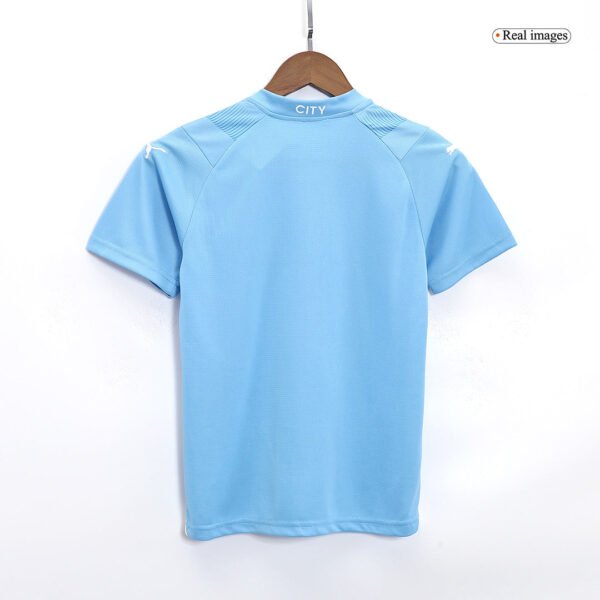 Kid's Manchester City Home  Soccer Jersey Kit(Jersey+Shorts) 2023/24 Top Soccer Jerseys Store