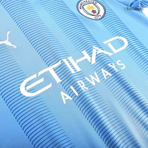 CHAMPIONS #24 Manchester City Home  Soccer Jersey 2023/24 Top Soccer Jerseys Store
