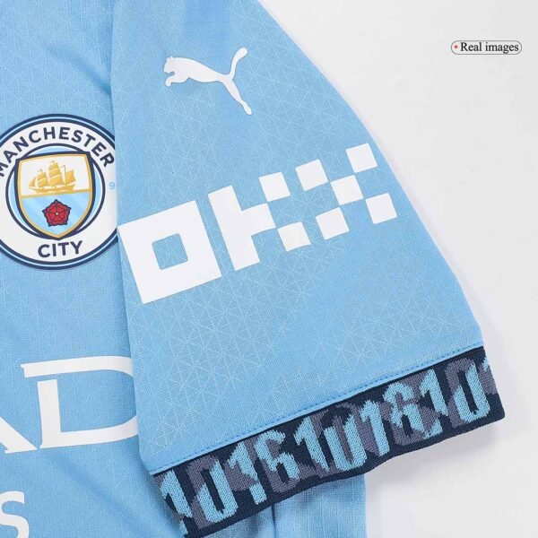 Player Version HAALAND #9 Manchester City Home  Soccer Jersey 2024/25 - UCL Top Soccer Jerseys Store
