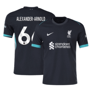 Player Version ALEXANDER-ARNOLD #66 Liverpool Away  Soccer Jersey 2024/25 Top Soccer Jerseys Store