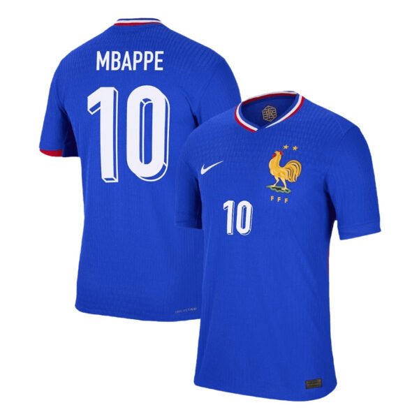 France MBAPPE #10 Home Match Shirt Euro 2024