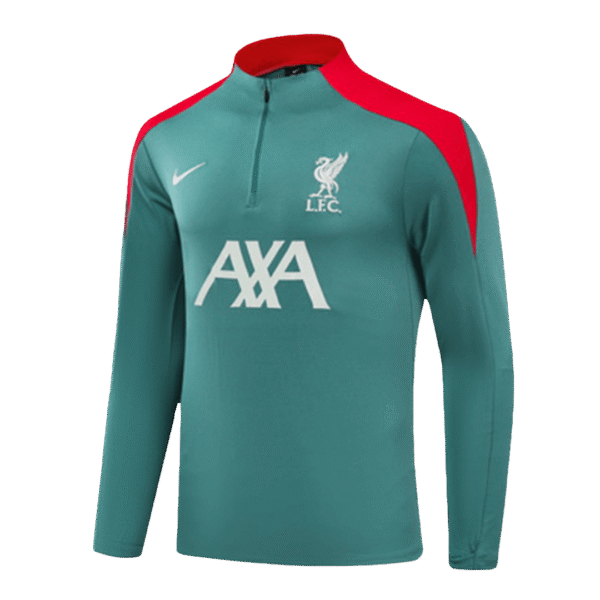 Kid's Liverpool Zipper Sweatshirt Kit(Top+Pants) 2024/25 Top Soccer Jerseys Store