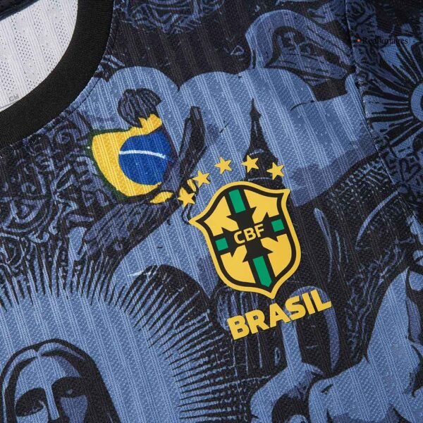 Player Version Brazil Jesus  Soccer Jersey 2024 Top Soccer Jerseys Store