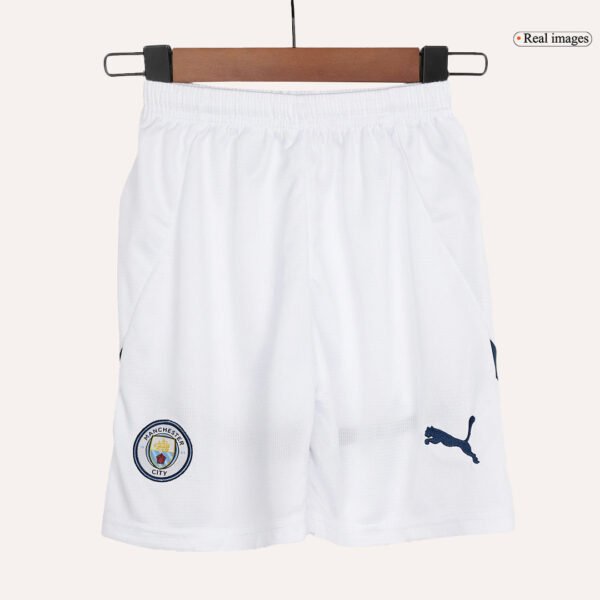 Kid's Manchester City Home  Soccer Jersey Kit(Jersey+Shorts) 2024/25 Top Soccer Jerseys Store