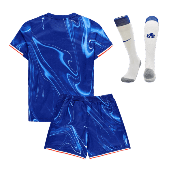 Kid's Chelsea Home  Soccer Jersey Kit(Jersey+Shorts+Socks) 2024/25 Top Soccer Jerseys Store