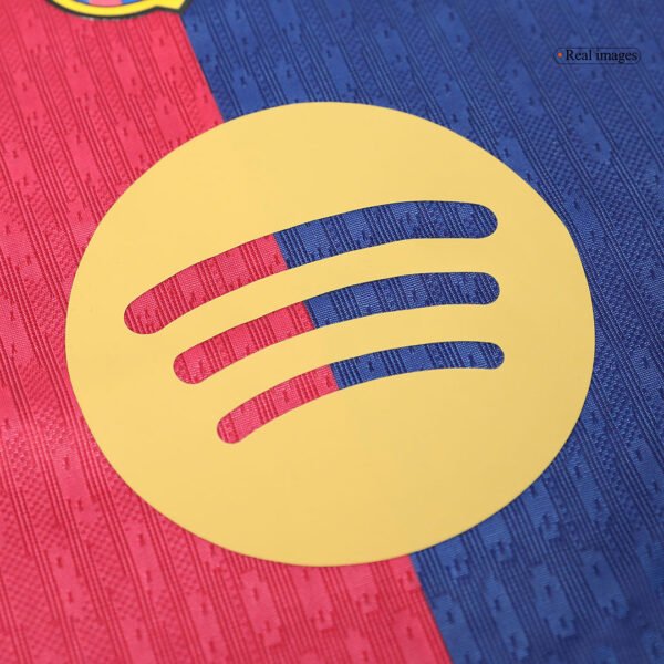 Player Version LEWANDOWSKI #9 Barcelona Home  Soccer Jersey 2024/25 - Spotify Logo Without Text Top Soccer Jerseys Store