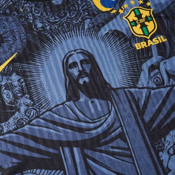 Player Version Brazil Jesus  Soccer Jersey 2024 Top Soccer Jerseys Store