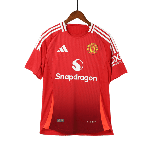 Player Version Manchester United Home  Soccer Jersey Kit(Jersey+Shorts+Socks) 2024/25 Top Soccer Jerseys Store