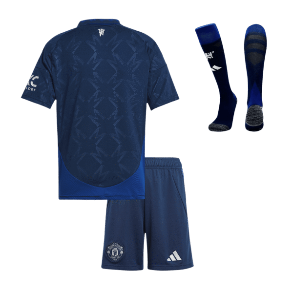 Kid's Manchester United Away  Soccer Jersey Kit(Jersey+Shorts+Socks) 2024/25 Top Soccer Jerseys Store