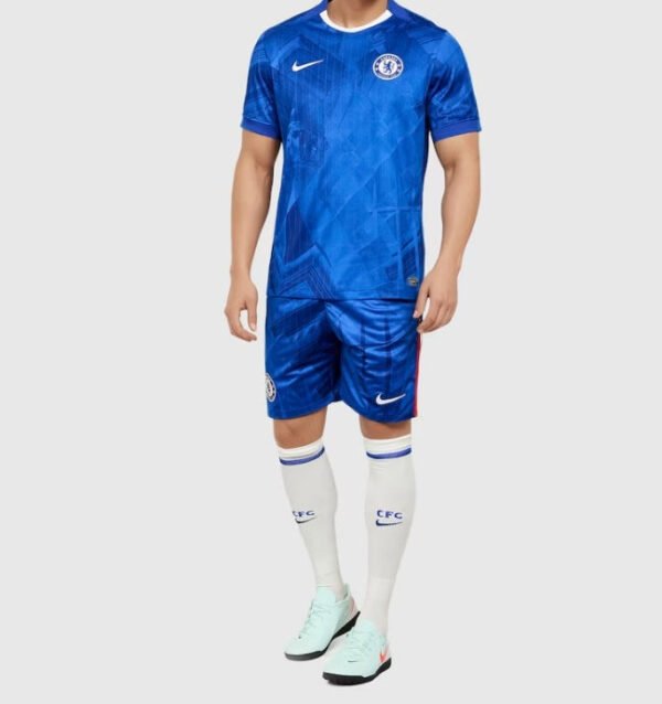 Chelsea Home Shirt Kit(Shirt+Shorts+Socks) 2025/26 - Image 2